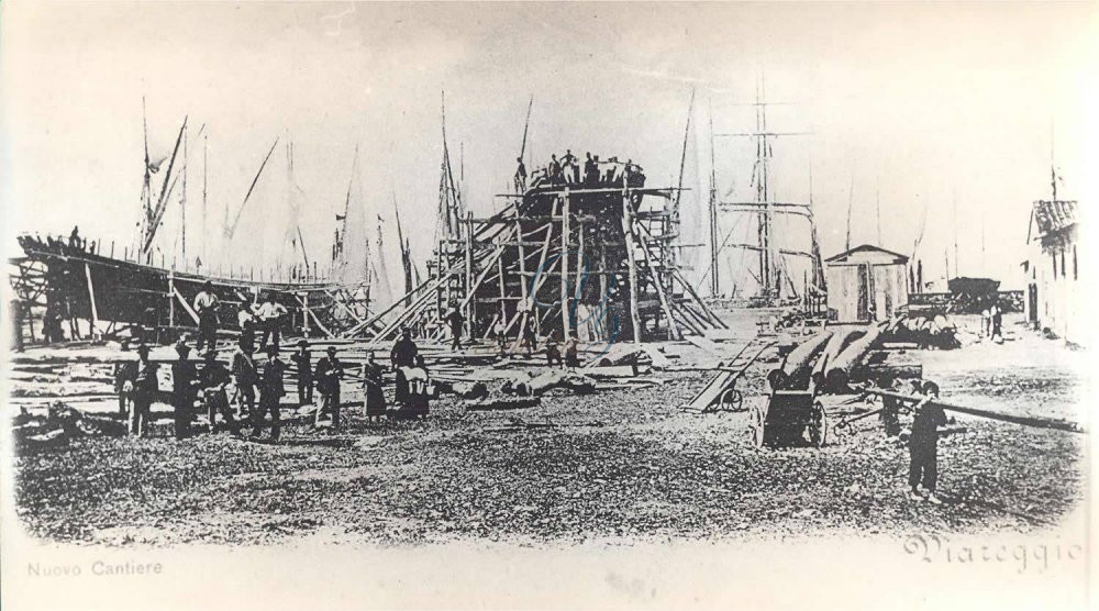 Primi cantieri nautici Viareggio Anno 1800