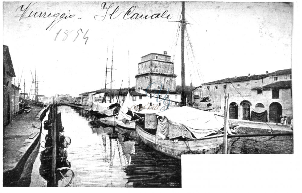 Canale Burlamacca Viareggio Anno 1854