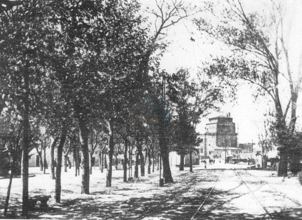 Piazza della Stazione vecchia Viareggio Anno 1870