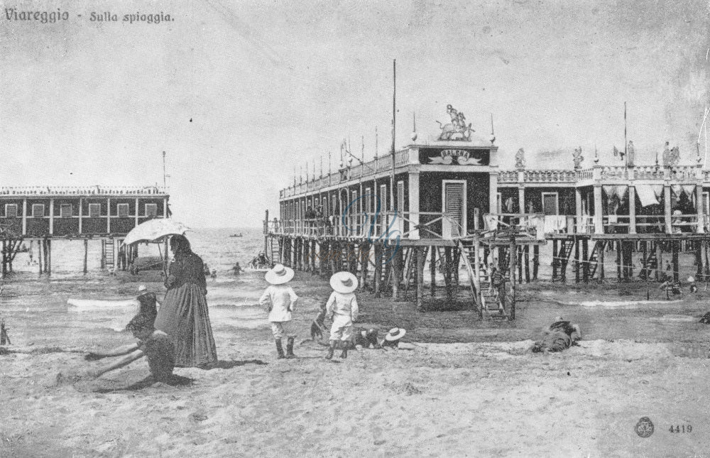 Bagno Balena Viareggio Anni 1850 - 1900 circa