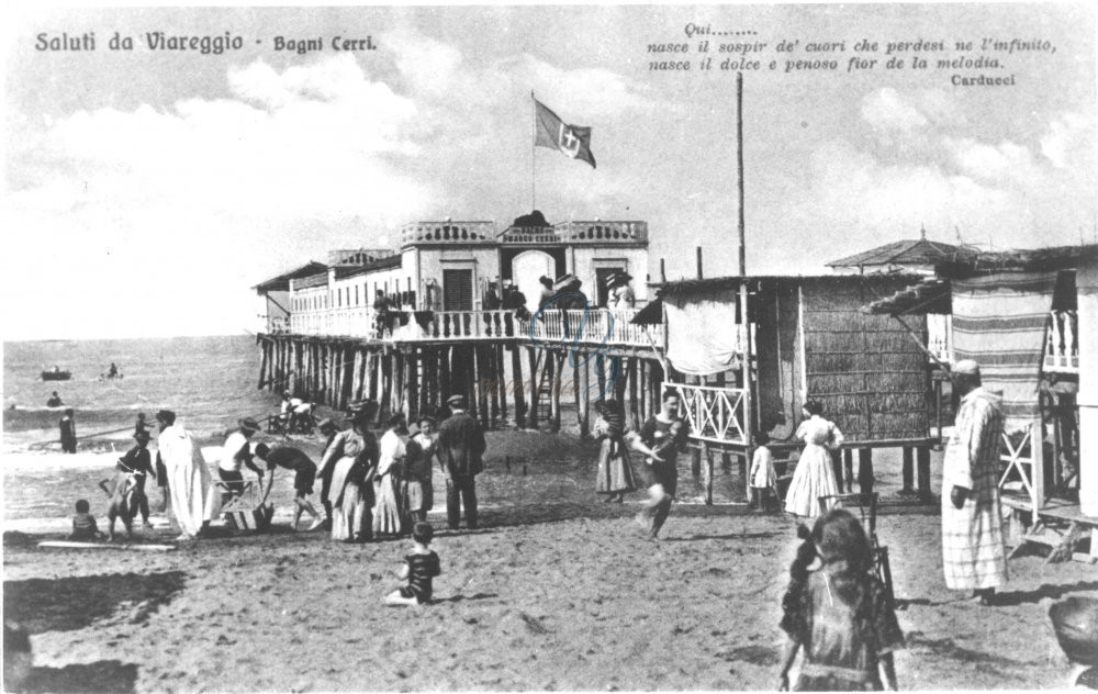Bagno Cerri Viareggio Anno 1880