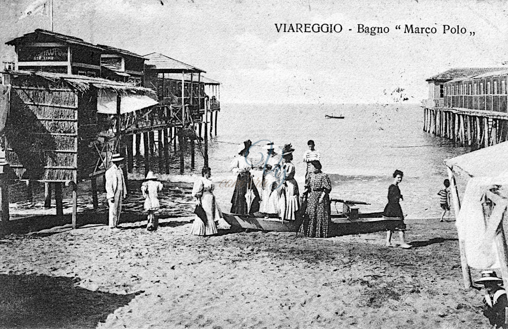 Bagno Marco Polo Viareggio Anno 1880