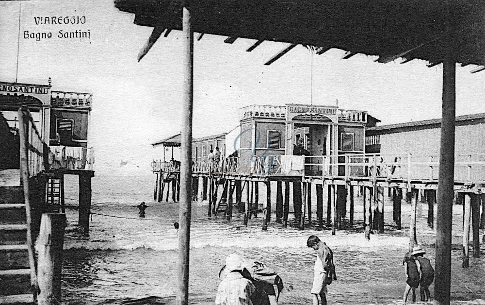 Bagno Santini Viareggio Anni 1850 - 1900 circa