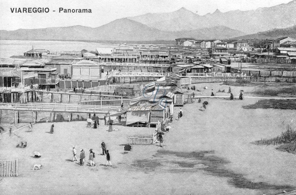 Veduta delle Capanne Viareggio Anni 1850 - 1900 circa