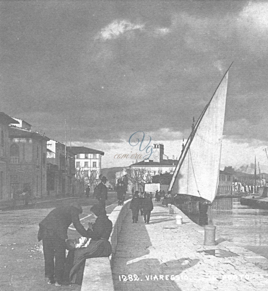 Via Pilo Viareggio Anni 1850 - 1900 circa