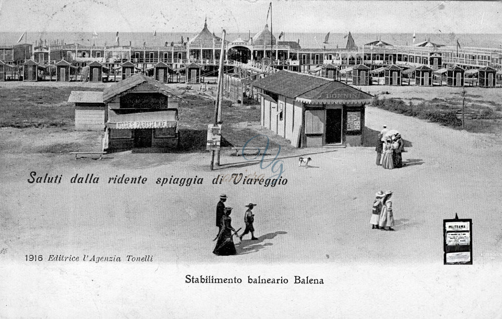 Bagno Balena Viareggio Anno 1890