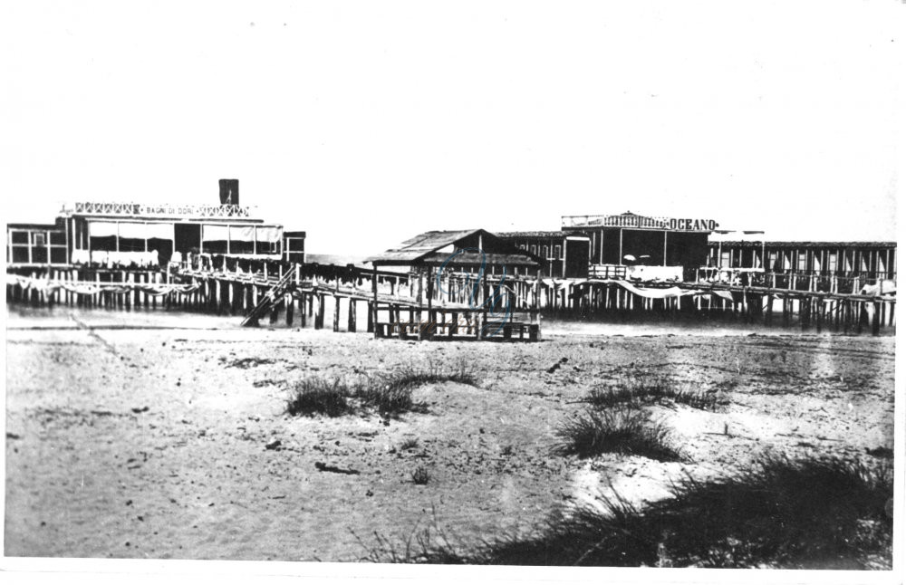 Bagno Dori e bagno Oceano Viareggio Anno 1890