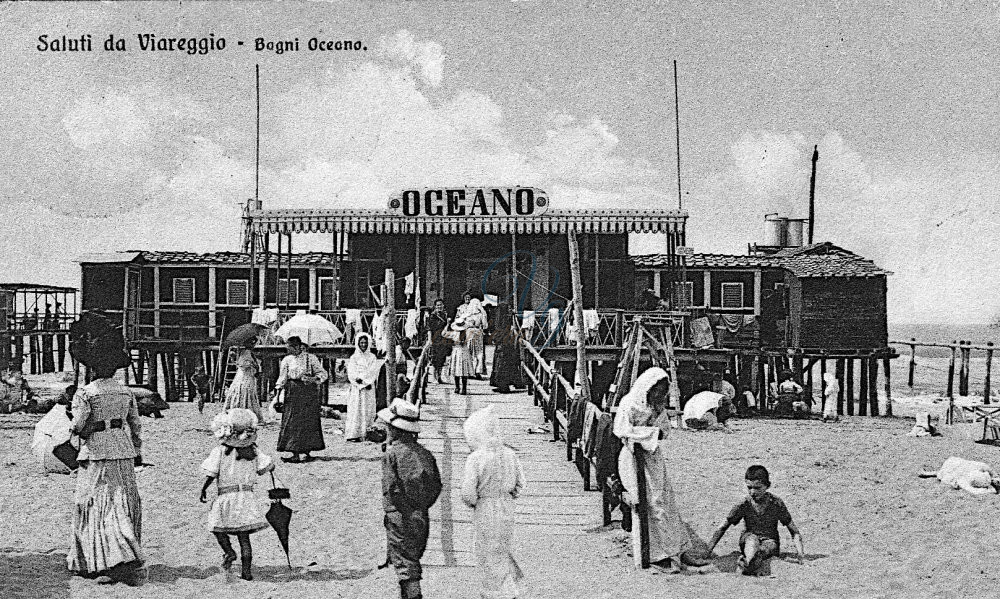 Bagno Oceano Viareggio Anno 1890