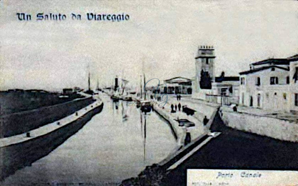 Lungocanale Viareggio Anni 1850 - 1900 circa