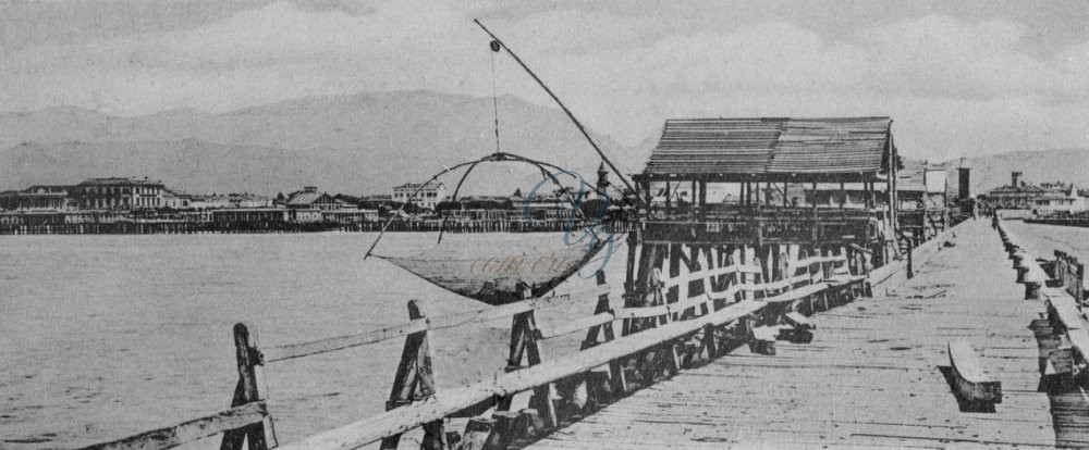 Molo in legno Viareggio Anno 1890