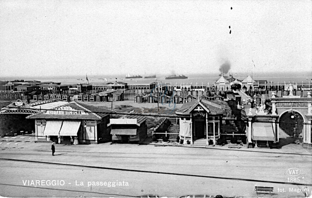 Passeggiata Viareggio Anni 1850 - 1900 circa
