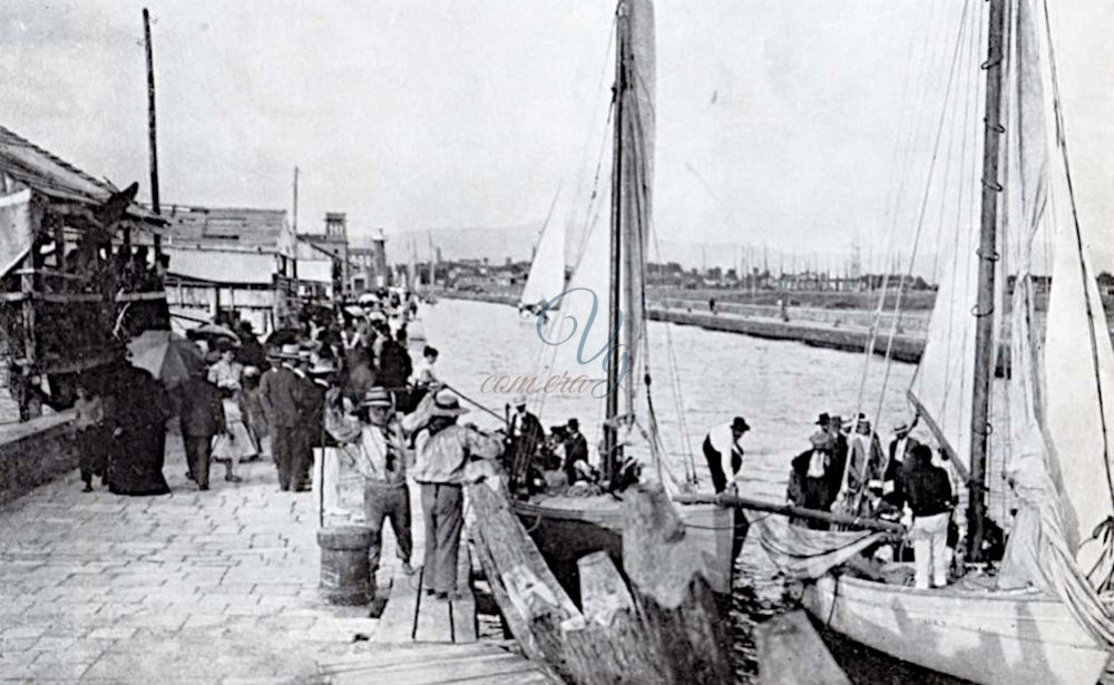 Passeggiate e vele Viareggio Anni 1850 - 1900 circa