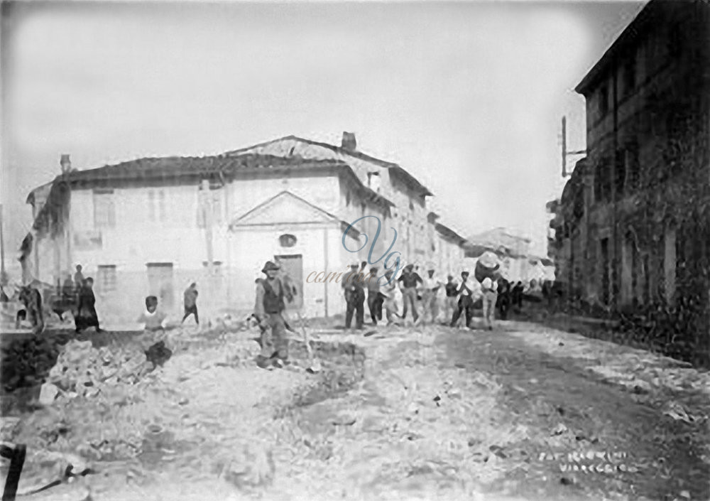 Piazza dell’Olmo Viareggio Anni 1850 - 1900 circa