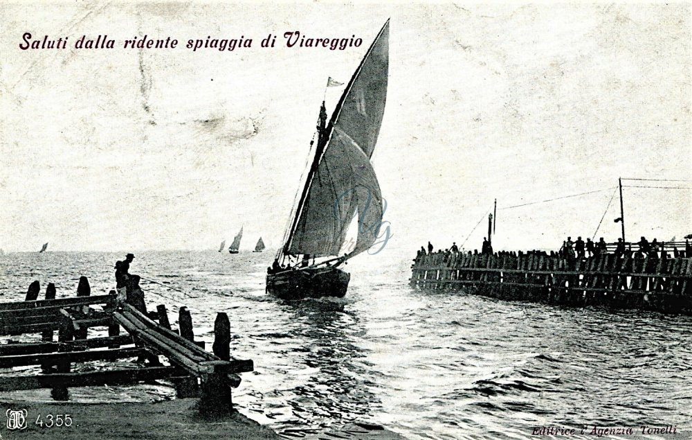 Punta del molo Viareggio Anni 1850 - 1900 circa