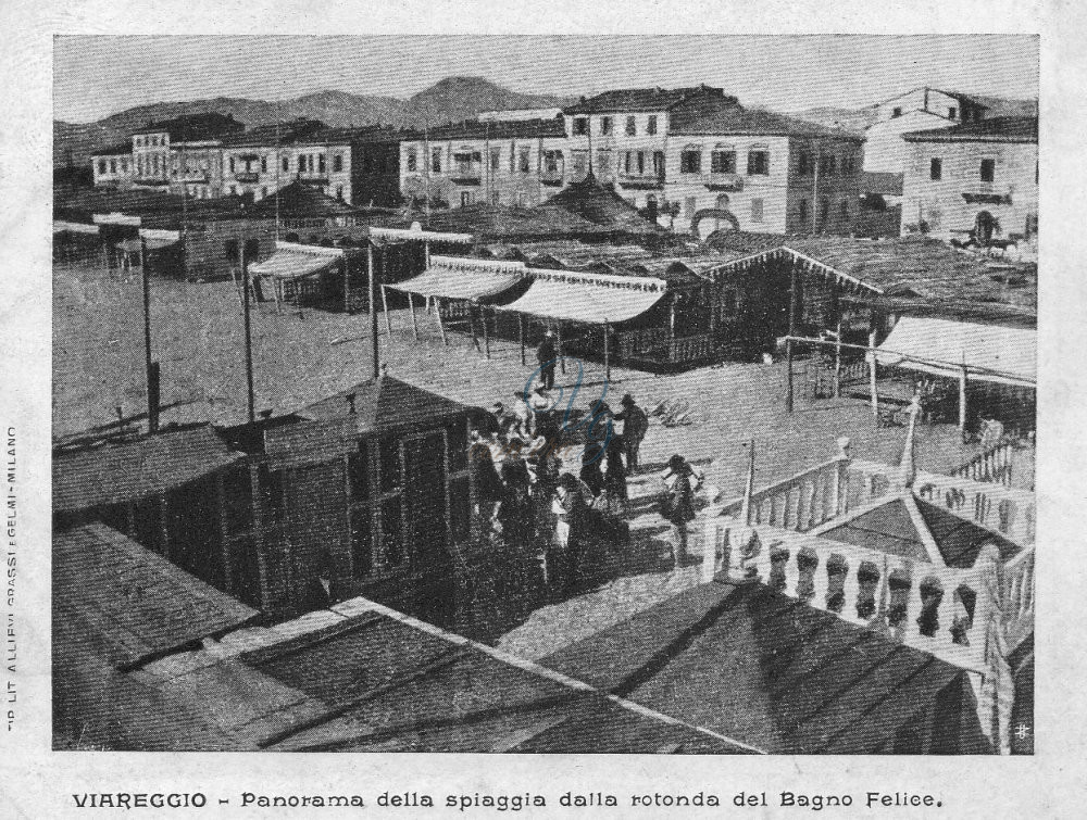 Spiaggia Viareggio Anni 1850 - 1900 circa