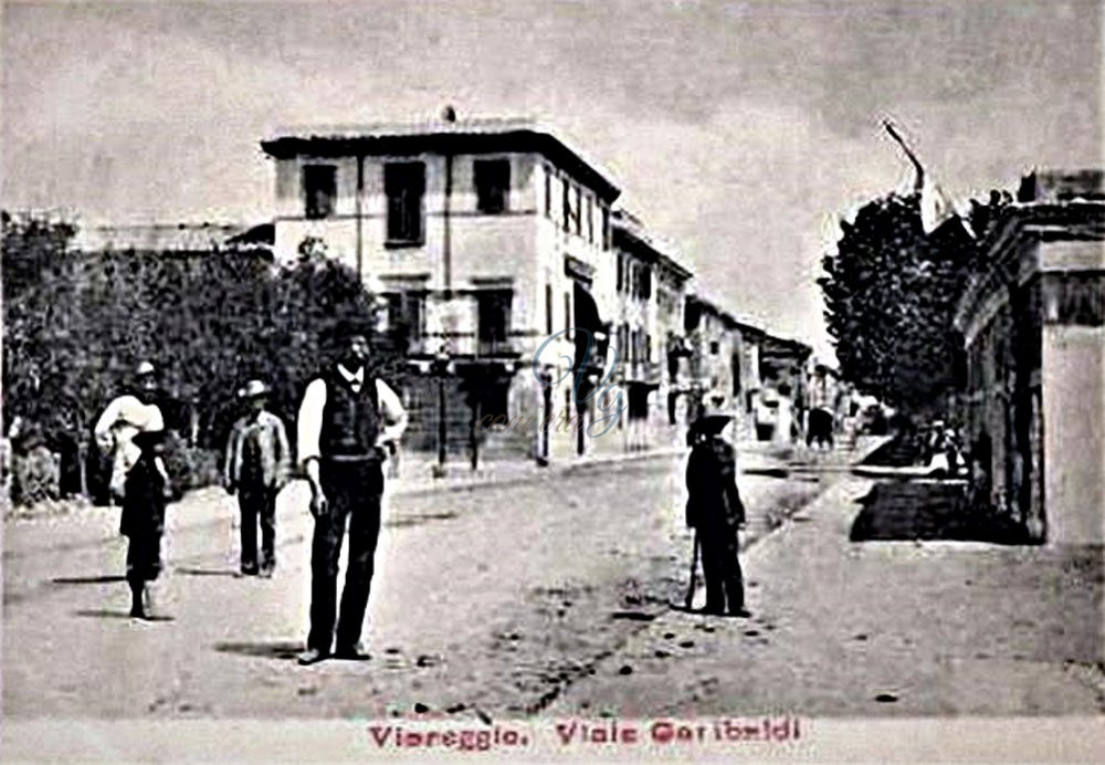 Via Garibaldi Viareggio Anni 1850 - 1900 circa