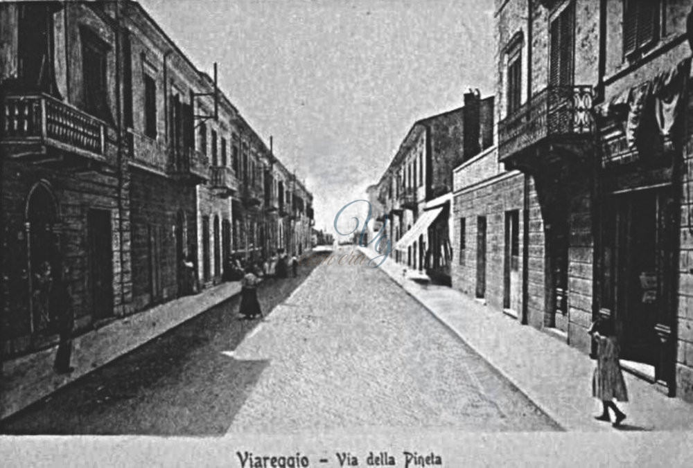 Via della Pineta Viareggio Anni 1850 - 1900 circa