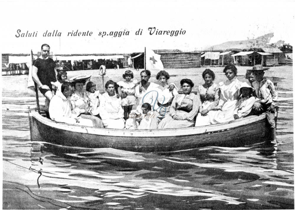 Bagnanti Viareggio Anno 1900