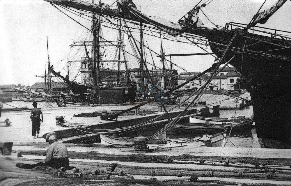 Barche e vele Viareggio Anno 1900