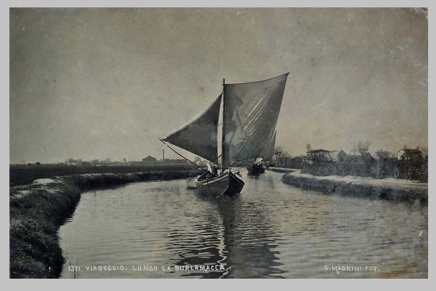 Canale Burlamacca Viareggio Anno 1900