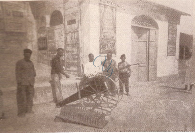 Cannoncino lanciasagole Viareggio Anno 1900