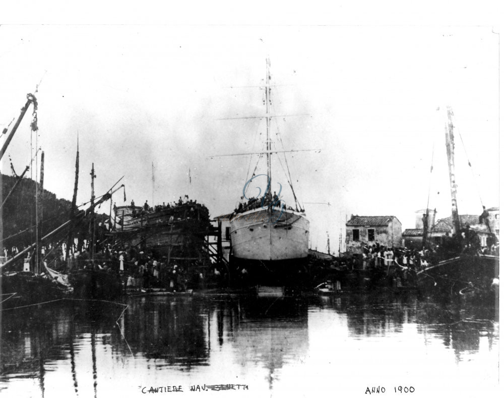 Cantiere Benetti Viareggio Anno 1900