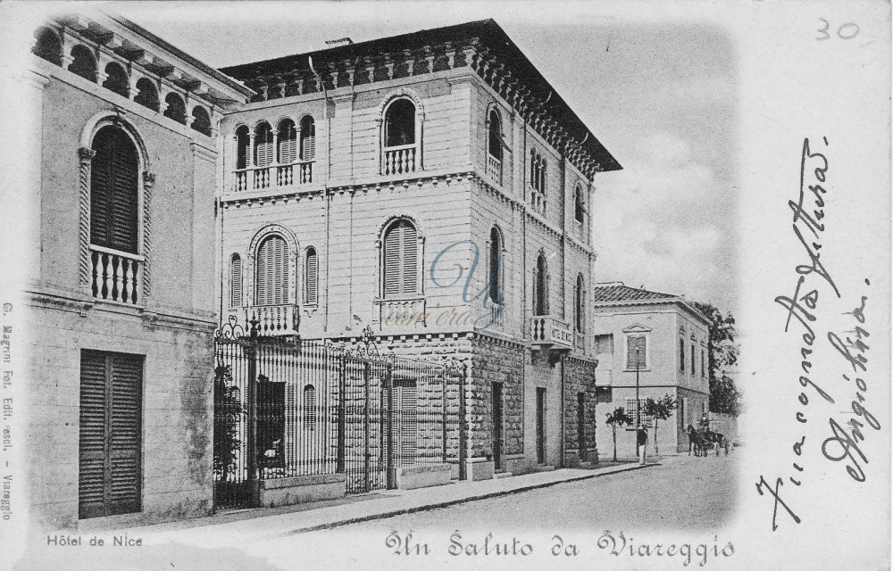 Hotel de Nice Viareggio Anno 1900