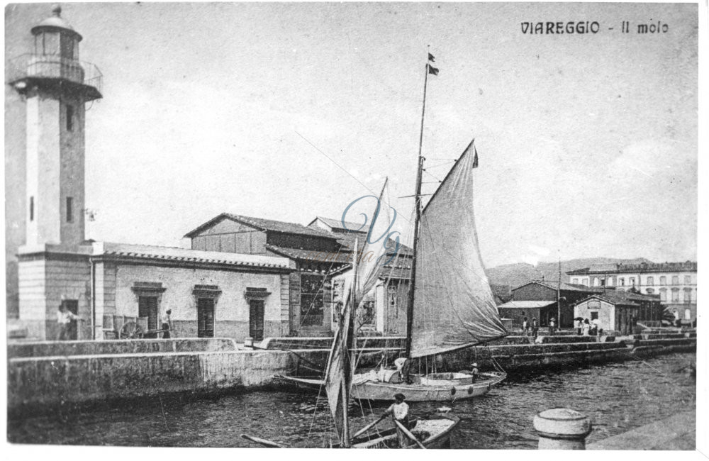 Il molo Viareggio Anno 1900