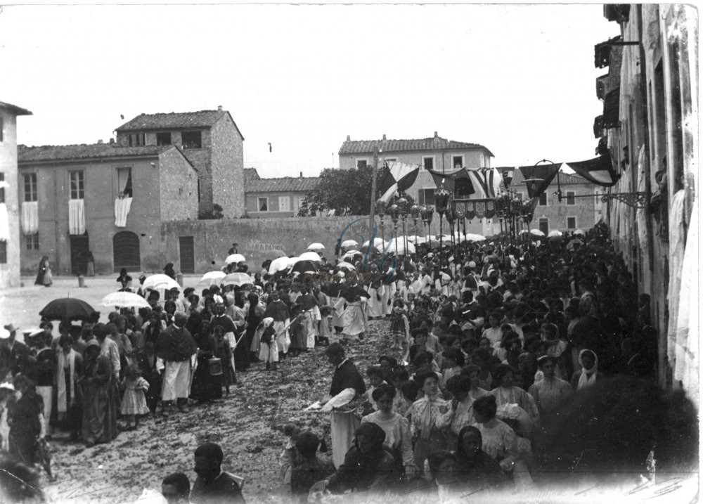 La Processione Viareggio Anno 1900