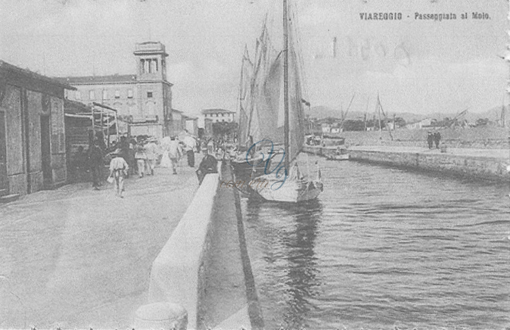 Lungomolo Viareggio Anno 1900
