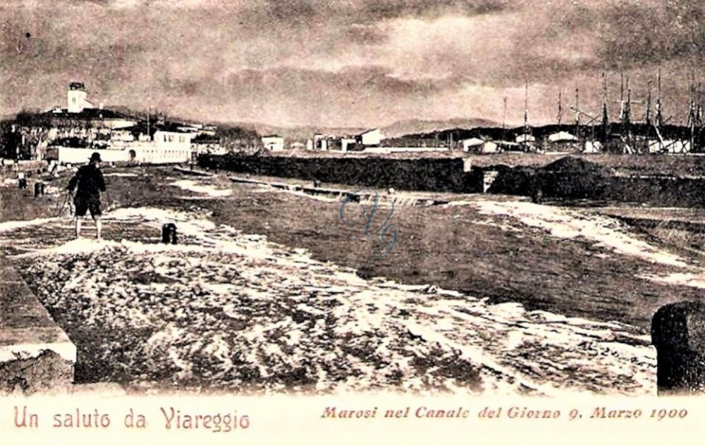 Marosi nel Canale Viareggio Anno 1900