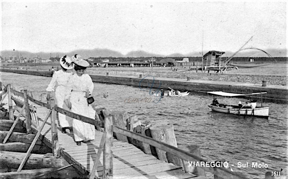 Molo in espansione Viareggio Anno 1900