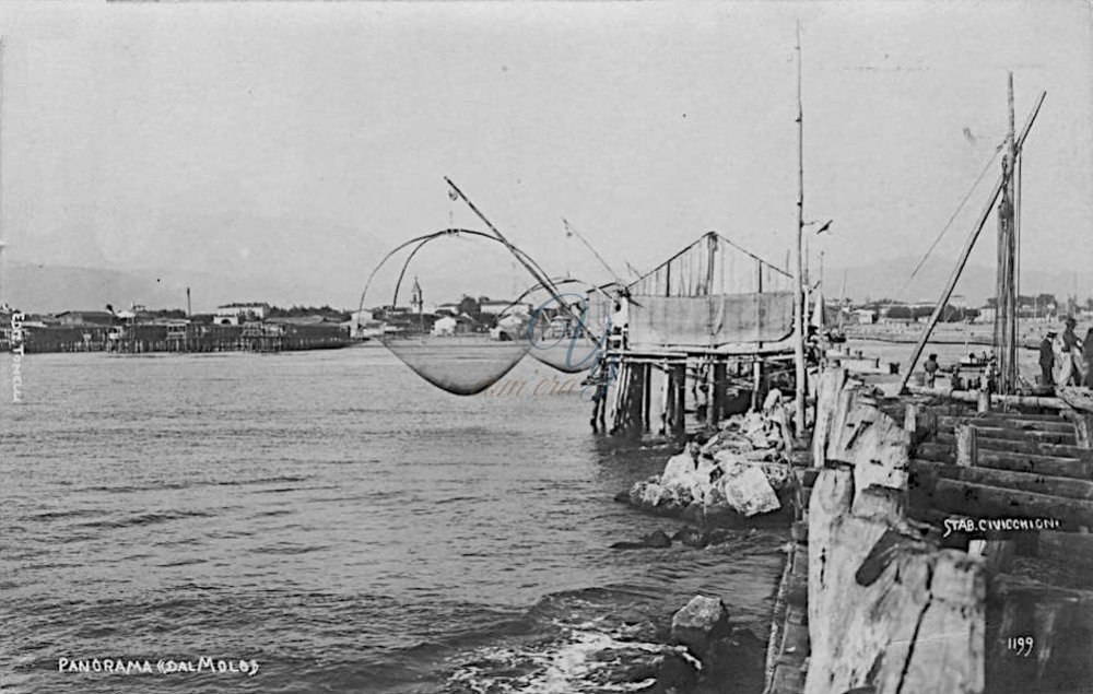 Panorama dal Molo Viareggio Anni '00