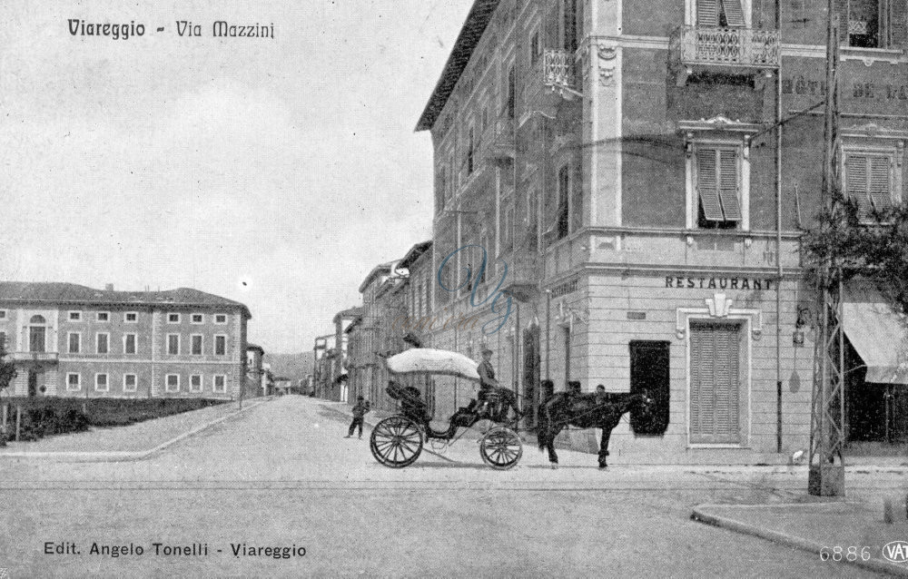 via Mazzini Viareggio Anno 1900