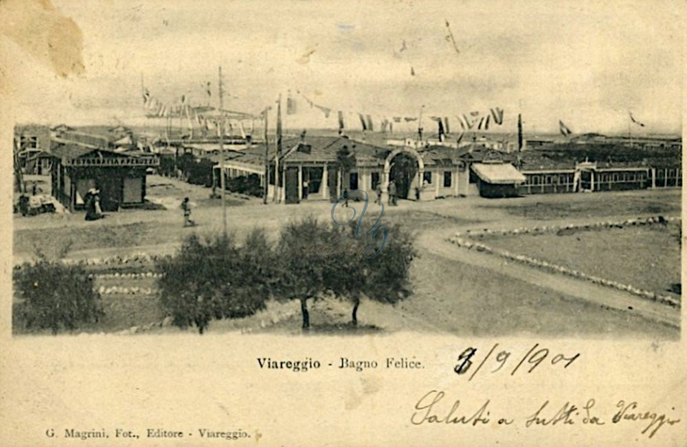 Bagno Felice Viareggio Anno 1901