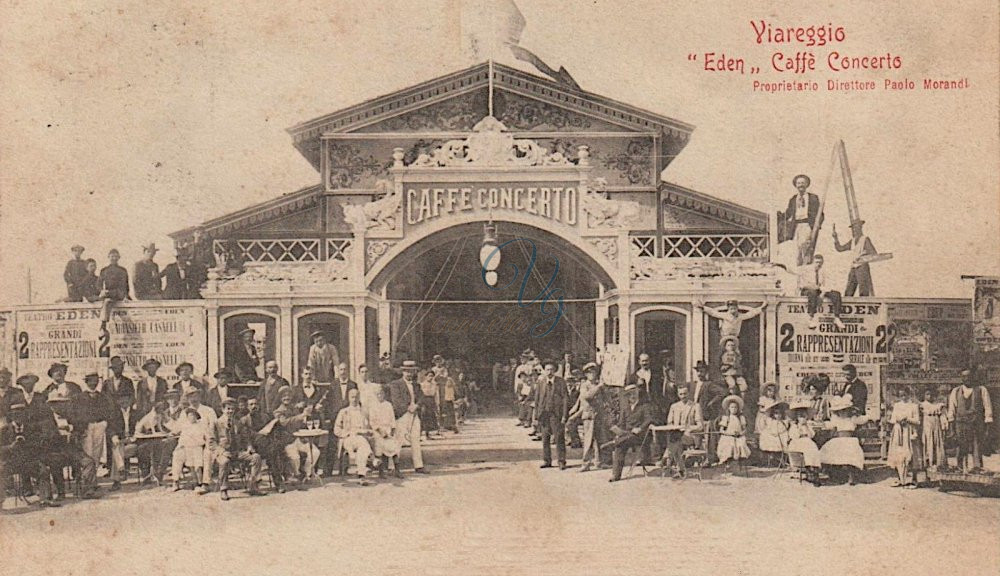 Caff&egrave; concerto Eden Viareggio Anno 1902