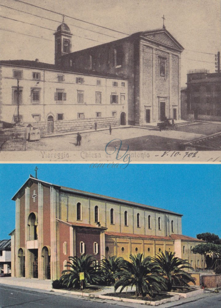 S. Antonio prima e dopo Viareggio Anno 1902