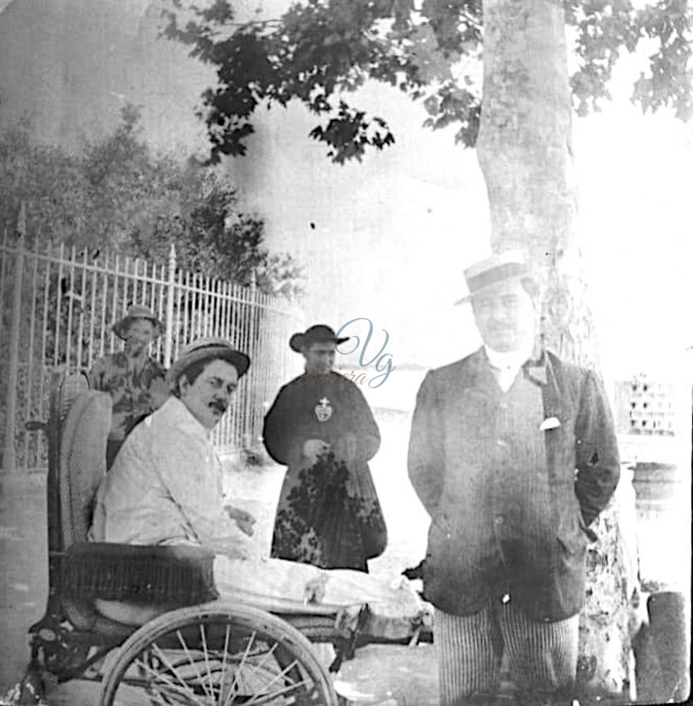Puccini dopo l’incidente Viareggio Anno 1903