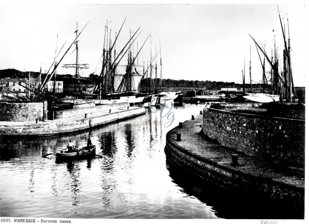 Darsena nuova Viareggio Anno 1904
