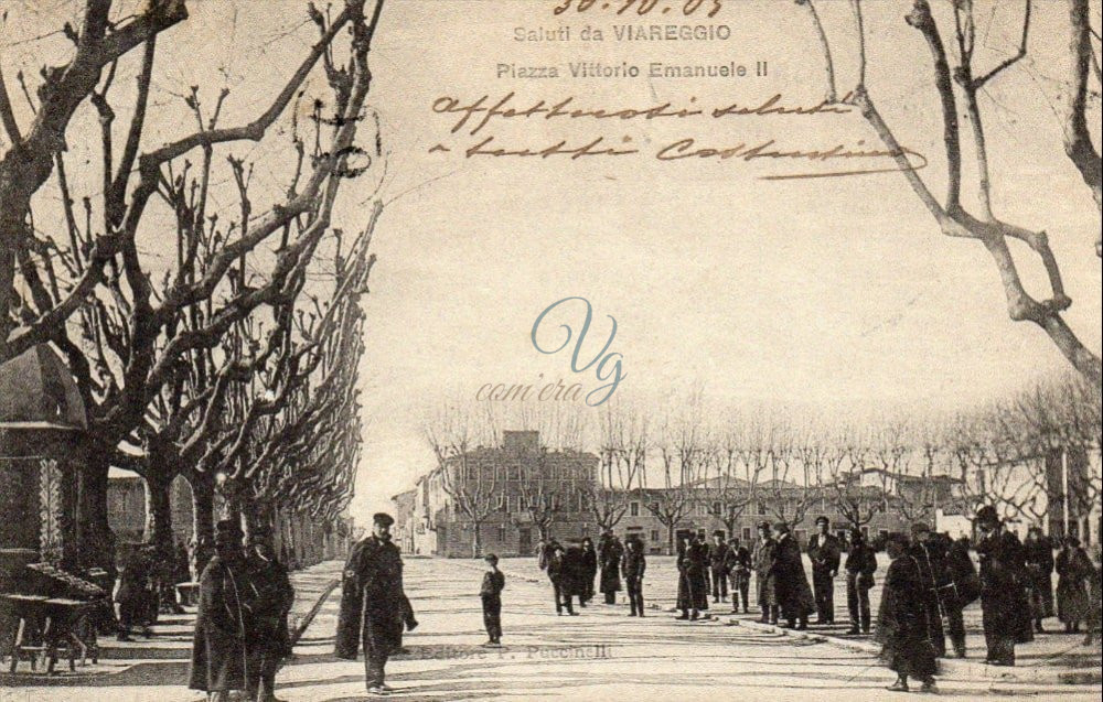 Piazza Grande Viareggio Anno 1905