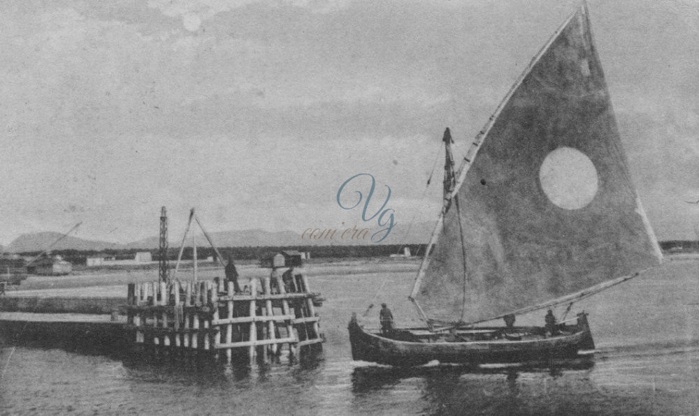 Ritorno dalla pesca Viareggio Anno 1905