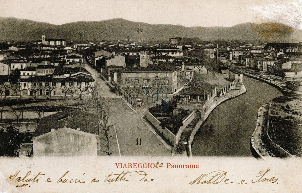 Panoramica Burlamacca Viareggio Anno 1907