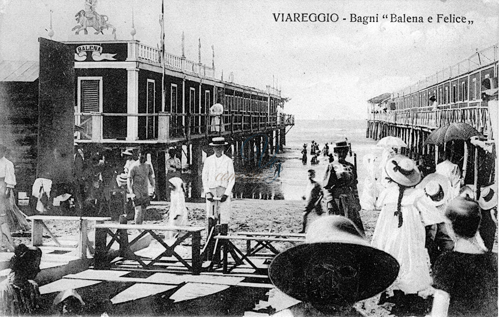 Bagni Balena e Felice Viareggio Anni '10