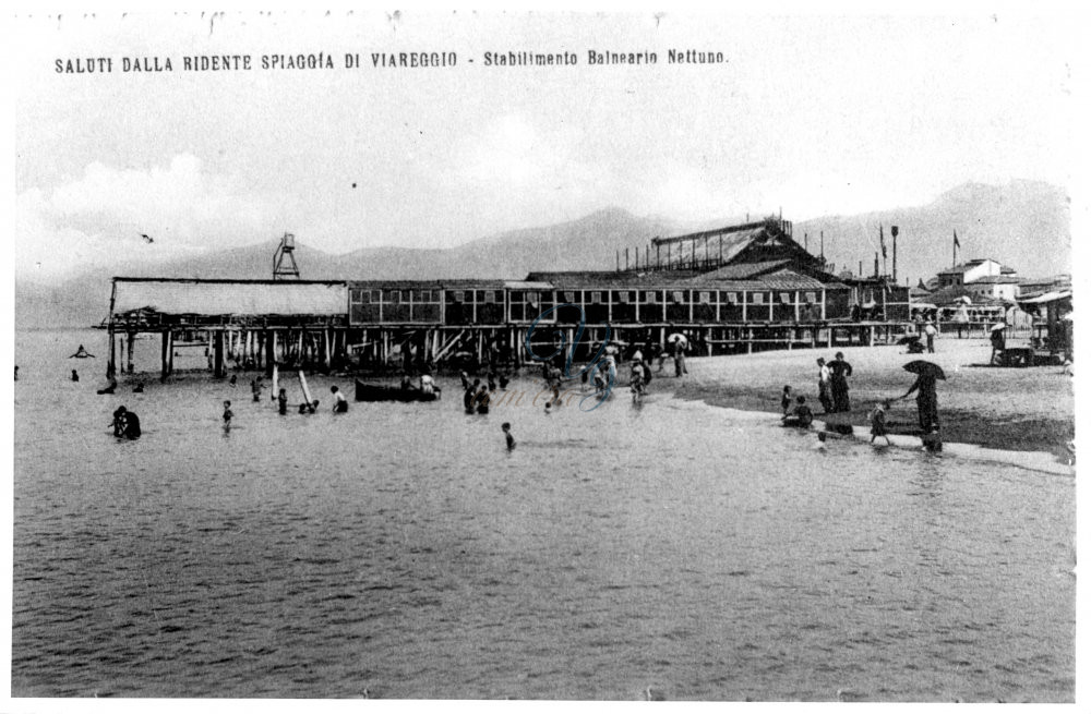 Bagno Nettuno Viareggio Anno 1910