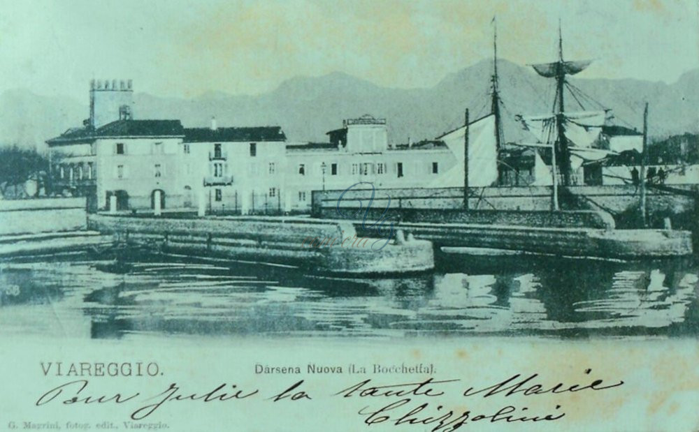 Darsena Toscana Viareggio Anno 1910