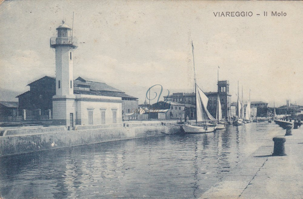 Il molo nel 900 Viareggio Anni '10