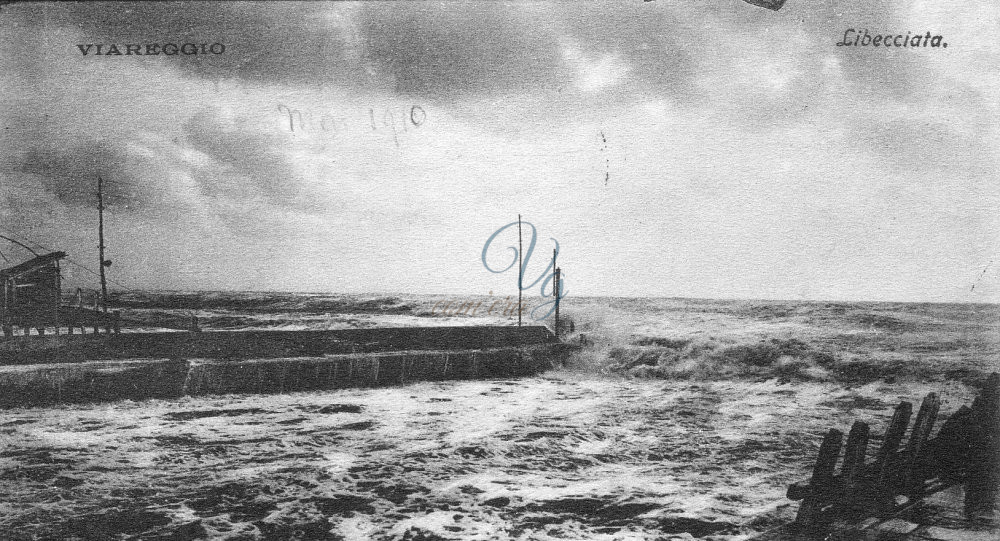 Libecciata Viareggio Anno 1910