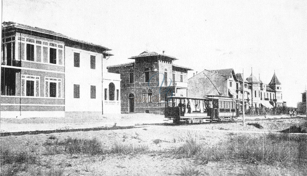 Linea tranviaria Viareggio Anno 1910