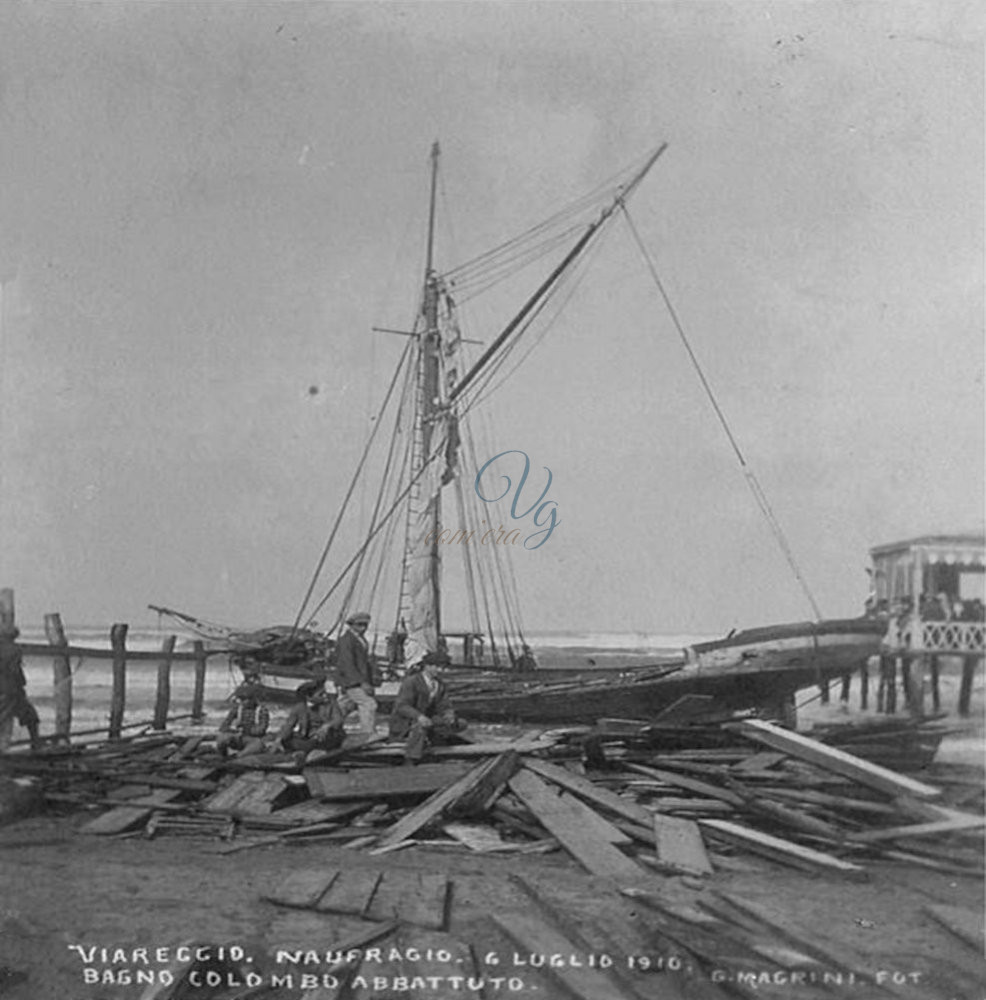 Naufragio Viareggio Anno 1910