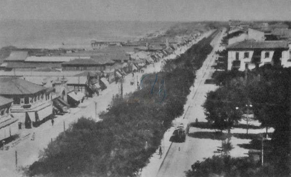 Panoramica passeggiata Viareggio Anni '10